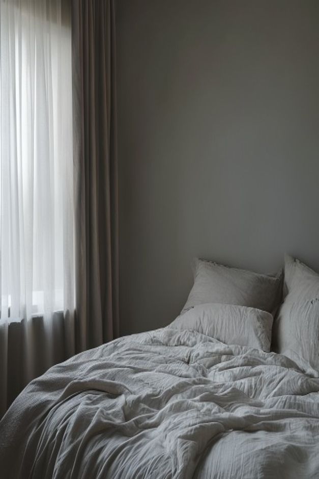 Stille menneske-fri stue med minimalt design